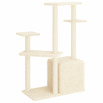 Klösträd med sisalpelare gräddvit 107,5 cm