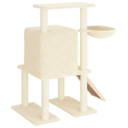 Klösträd med sisalpelare gräddvit 96,5 cm