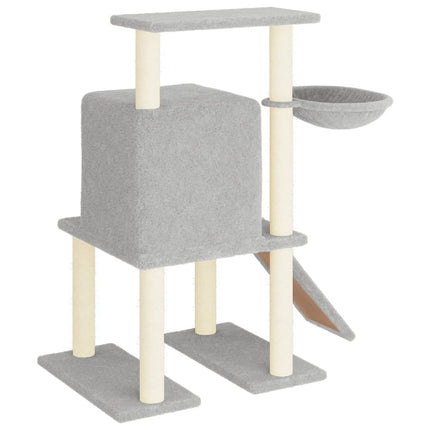 Klösträd med sisalpelare ljusgrå 96,5 cm