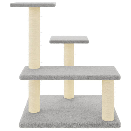 Klösträd med sisalpelare ljusgrå 61 cm
