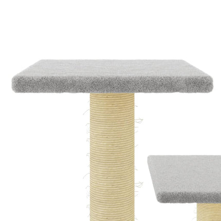 Klösträd med sisalpelare ljusgrå 61 cm