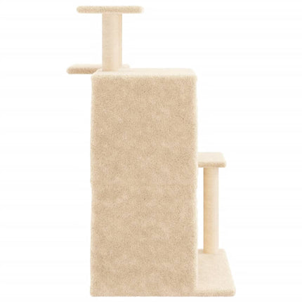 Klösträd med sisalpelare gräddvit 97 cm