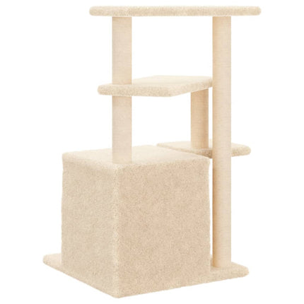 Klösträd med sisalpelare gräddvit 83,5 cm
