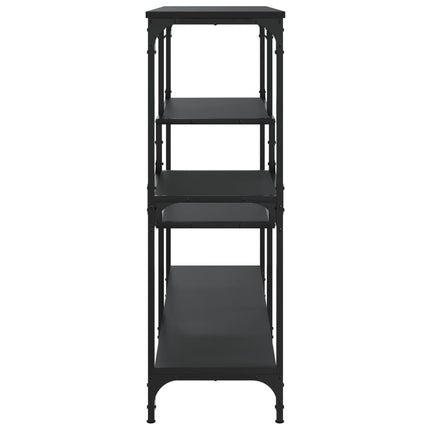 Konsolbord svart 103x32x95 cm konstruerat trä