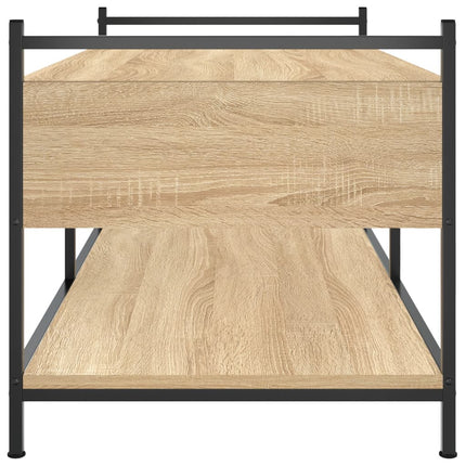 Soffbord sonoma-ek 99x50x50 cm konstruerat trä
