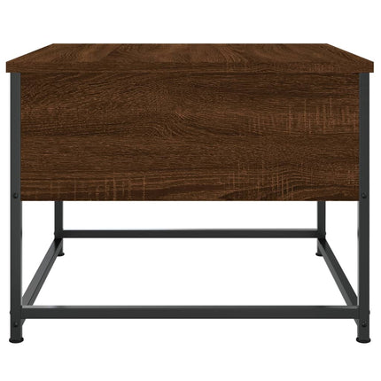 Soffbord brun ek 51x51x40 cm konstruerat trä