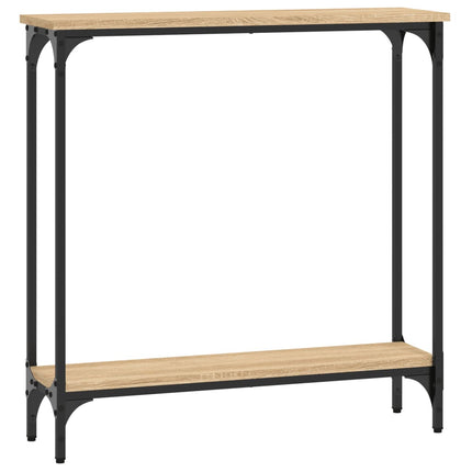 Konsolbord Sonoma Ek 75x22,5x75 cm Konstruerat trä