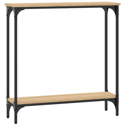 Konsolbord Sonoma Ek 75x22,5x75 cm Konstruerat trä