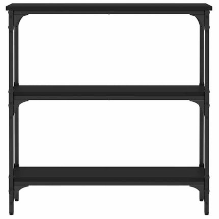 Konsolbord svart 75x22,5x75 cm konstruerat trä