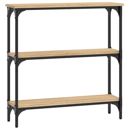 Konsolbord Sonoma Ek 75x22,5x75 cm Konstruerat trä