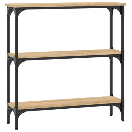 Konsolbord Sonoma Ek 75x22,5x75 cm Konstruerat trä