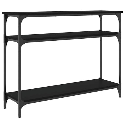 Konsolbord svart 100x29x75 cm konstruerat trä