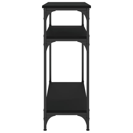 Konsolbord svart 75x29x75 cm konstruerat trä