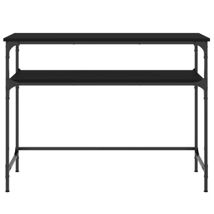 Konsolbord svart 100x35,5x75 cm konstruerat trä