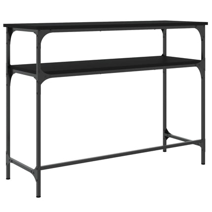 Konsolbord svart 100x35,5x75 cm konstruerat trä