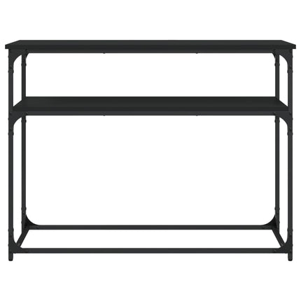 Konsolbord svart 100x35,5x75 cm konstruerat trä
