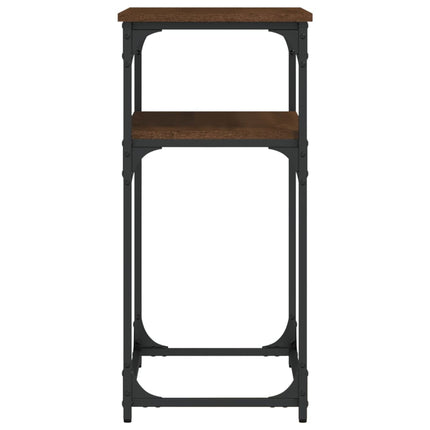 Avlastningsbord brun ek 75x35,5x75 cm konstruerat trä
