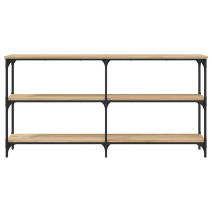 Avlastningsbord sonoma ek 150x29x75 cm konstruerat trä