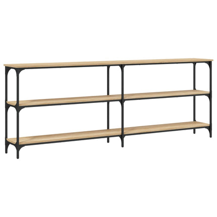 Konsolbord Sonoma Ek 200x29x75 cm Konstruerat trä