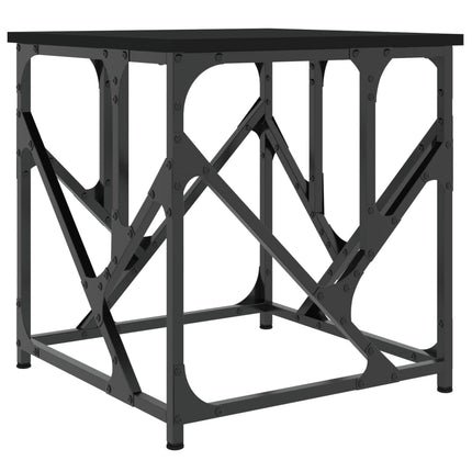 Soffbord svart 45x45x47,5 cm konstruerat trä