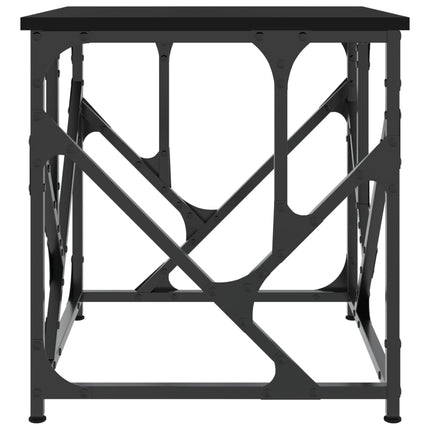 Soffbord svart 45x45x47,5 cm konstruerat trä