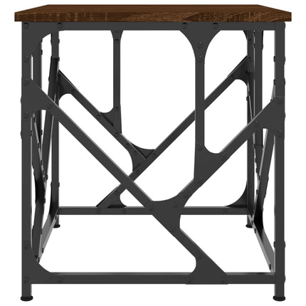 Soffbord brun ek 45x45x47,5 cm konstruerat trä