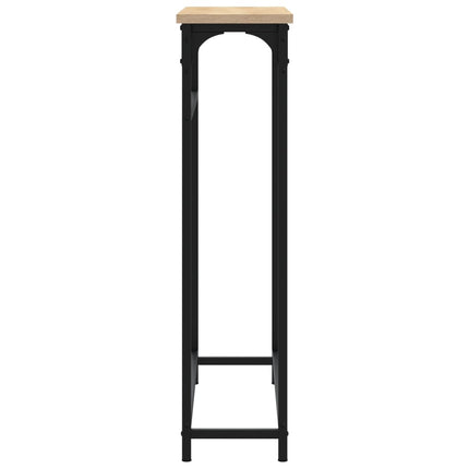 Konsolbord Sonoma Ek 75x19,5x75 cm Konstruerat trä