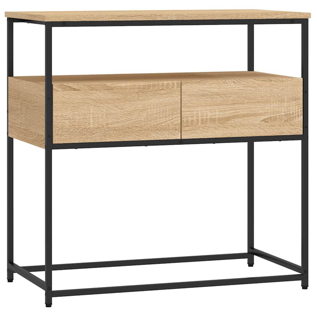 Konsolbord Sonoma Ek 75x40x75 cm Konstruerat trä