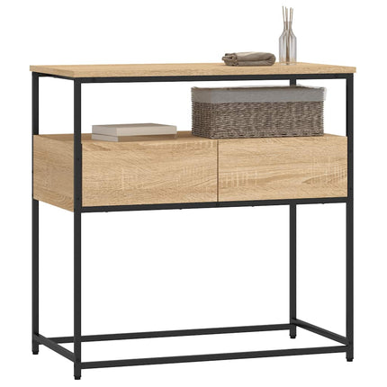 Konsolbord Sonoma Ek 75x40x75 cm Konstruerat trä