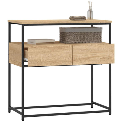 Konsolbord Sonoma Ek 75x40x75 cm Konstruerat trä