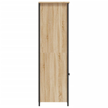 Skåp sonoma-ek 62x36x121,5 cm konstruerat trä