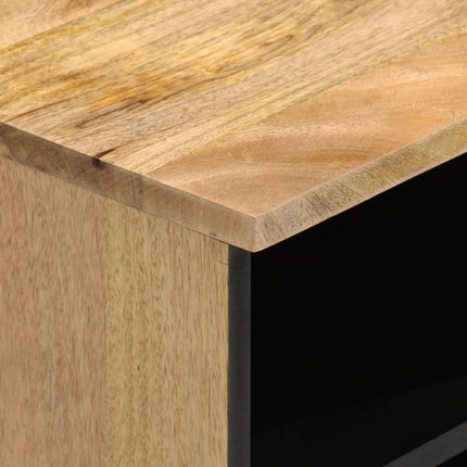 Tv-bänk 80x33x46 cm massivt mangoträ