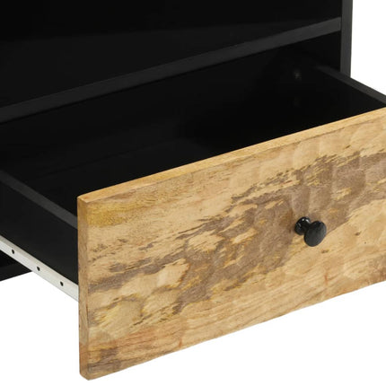 Tv-bänk 80x33x46 cm massivt mangoträ