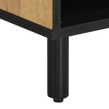 Tv-bänk 80x33x46 cm massivt mangoträ