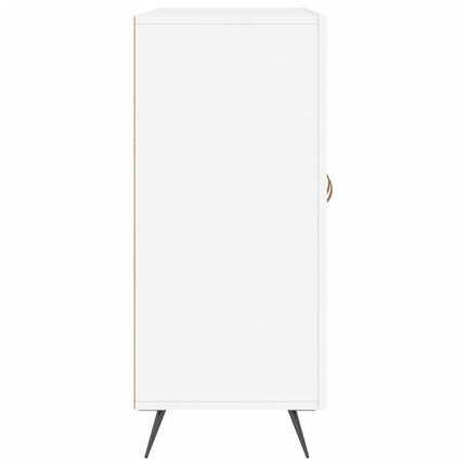 Skänk vit 90x34x80 cm konstruerat trä