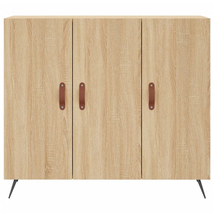 Skänk sonoma-ek 90x34x80 cm konstruerat trä