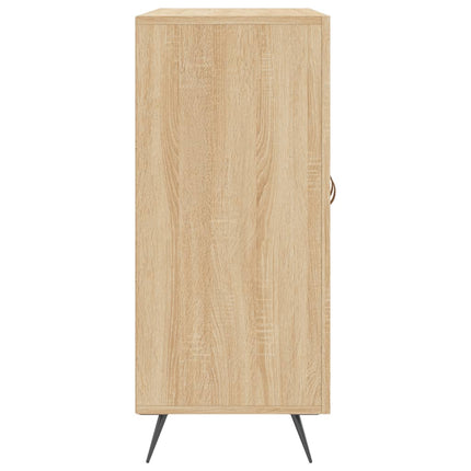 Skänk sonoma-ek 90x34x80 cm konstruerat trä