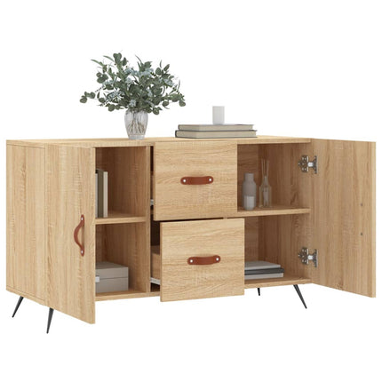 Skänk sonoma-ek 100x36x60 cm konstruerat trä