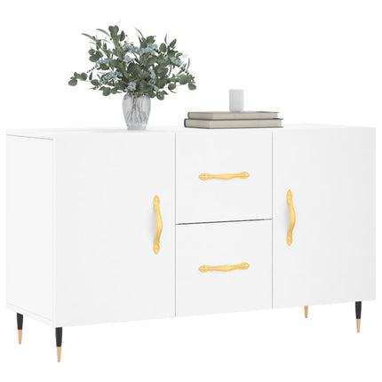 Skänk vit 100x36x60 cm konstruerat trä