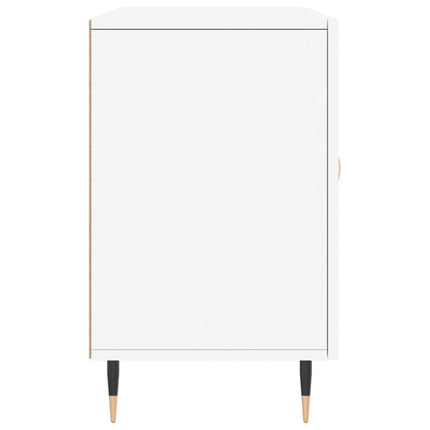Skänk vit 100x36x60 cm konstruerat trä