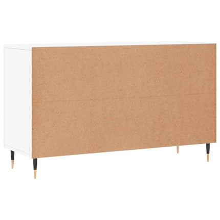 Skänk vit 100x36x60 cm konstruerat trä