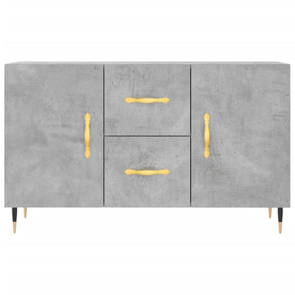 Skänk betonggrå 100x36x60 cm konstruerat trä