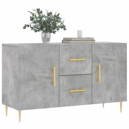 Skänk betonggrå 100x36x60 cm konstruerat trä