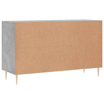 Skänk betonggrå 100x36x60 cm konstruerat trä