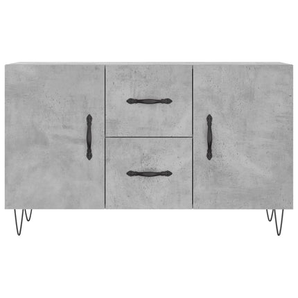 Skänk betonggrå 100x36x60 cm konstruerat trä