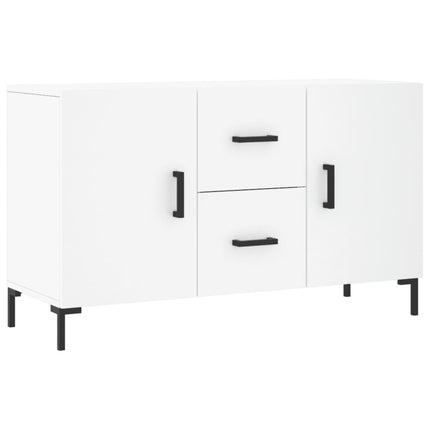 Skänk vit 100x36x60 cm konstruerat trä