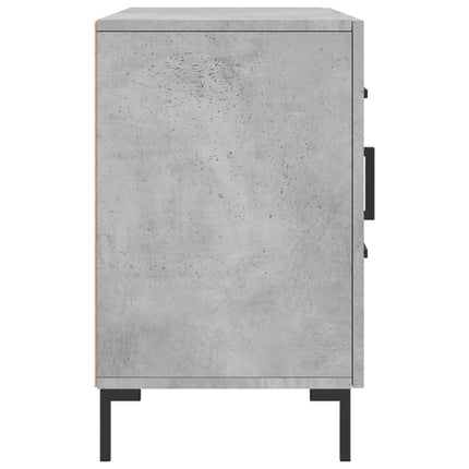 Skänk betonggrå 100x36x60 cm konstruerat trä