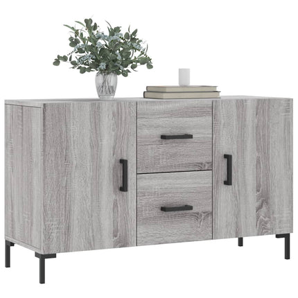 Skänk grå sonoma 100x36x60 cm konstruerat trä
