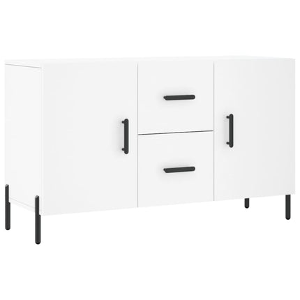 Skänk vit 100x36x60 cm konstruerat trä