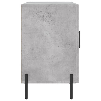 Skänk betonggrå 100x36x60 cm konstruerat trä